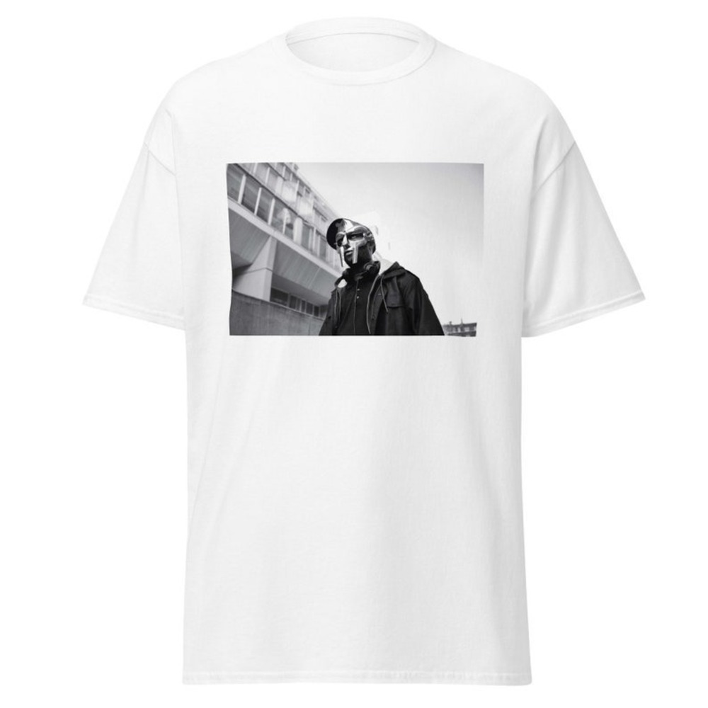 Retro MF Doom T-Shirt Classic Tee White Shirt